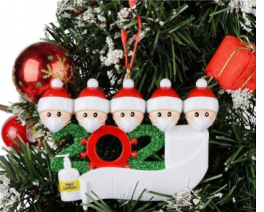 2020 Quarantine Family Christmas Ornament Personalized Only $9.99 Shipped!