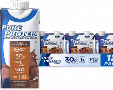 Pure Protein Ready to Drink Shake 12 Pack Only $10.76 Shipped!