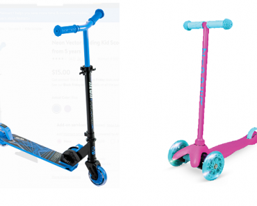 Walmart: Neon 2-Wheel and 3-Wheel Scooters Only $15.00!
