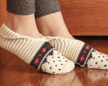 MUK LUKS Women’s Foldover Knit Booties—$9.99 SHIPPED!