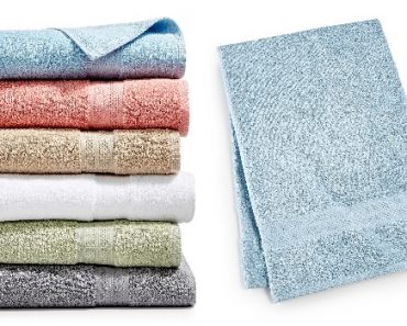 Sunham Soft Spun 27″ x 52″ Cotton Bath Towels ONLY $2.99 From Macy’s!