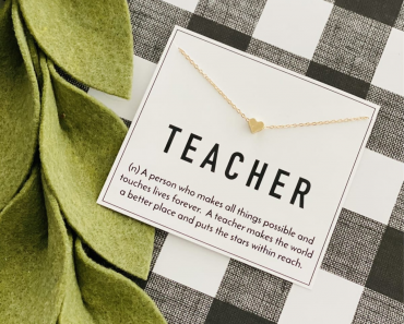 Teacher Christmas Gift Necklace Only $7.99!