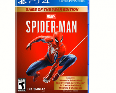 Marvel’s Spider-Man: Game of The Year Edition – PlayStation 4 Only $19.99! (Reg. $40)
