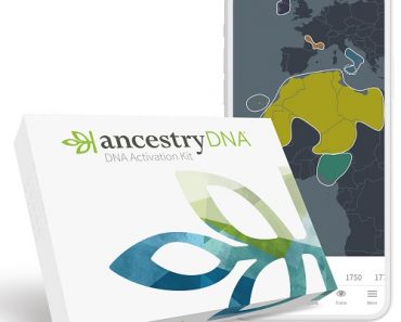 AncestryDNA: Genetic Ethnicity Test, Ethnicity Estimate, AncestryDNA Test Kit, Health and Personal Care Only $59 Shipped! (Reg. $100)