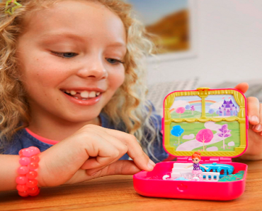 Polly Pocket Hidden Hideouts Lil’ Princess Pad Compact with Micro Lila Doll Only $2.50! (Reg. $10)