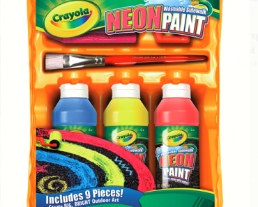 Crayola Neon Sidewalk Paint Tray Set Only $8.39! (Reg. $14)