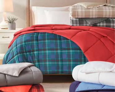 Martha Stewart Essentials Reversible Down Alternative Comforters Only $19.99! (Reg. $130)