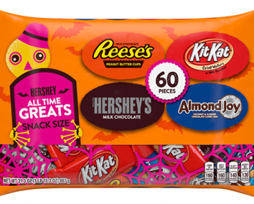 Hershey’s Halloween All Time Greats Assorted Chocolate Candy, 60 Ct – Just $2.48!