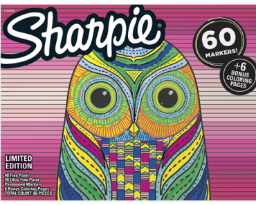 Sharpie Permanent Markers, Fine & Ultra-Fine Tip, Multi Color 60 Pack – Just $20.00! Walmart Deals for Days Event!