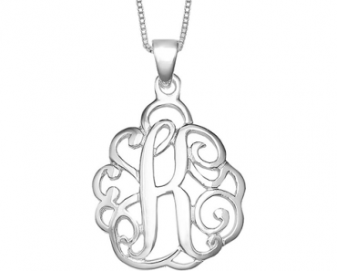 Sterling Silver Monogram Initial Pendant Necklace – Just $12.00! Kohl’s Friends & Family 25% Off! Earn Kohl’s Cash!