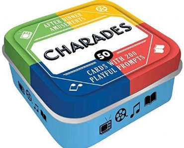 After Dinner Amusements: Charades: 50 Cards with 200 Playful Prompts – Only $4.94!