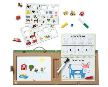 Melissa & Doug Natural Play: Play, Draw, Create Reusable Drawing & Magnet Kit – Only $11.95!