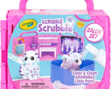 Crayola Scribble Scrubbie Pets, Beauty Salon Playset – Only $9.97!