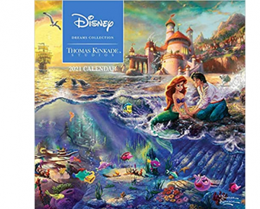 Disney Dreams Collection by Thomas Kinkade Studios: 2021 Wall Calendar – Just $7.49!