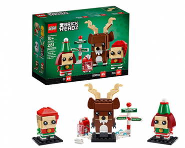 LEGO Brickheadz Reindeer, Elf and Elfie 40353 – New 2020, 281 Pieces – Just $14.95!