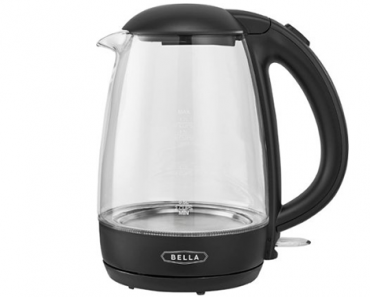 Bella 1.7L Illuminated Electric Glass Kettle – Just $17.99! In time for Christmas!