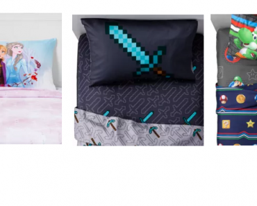 Target: Take 25% off Kids’ Character Bedding Sets! Fun Christmas Gifts!