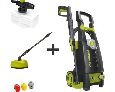 Sun Joe SPX2598P-MAX Electric Pressure Washer, 2000 PSI with Foam Cannon & Patio Cleaning Attachment – Just $79.00!