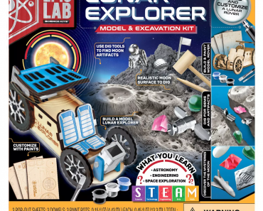 Epic Lab Lunar Explorer, Model and Excavation STEM Kit Only $9.98!
