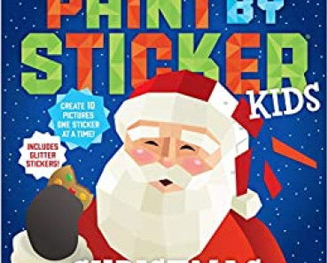 Paint by Sticker Kids: Christmas Book Only $7.46!