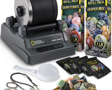 National Geographic Hobby Rock Tumbler Kit Only $74.74 Shipped! (Lowest Price We’ve Seen!)