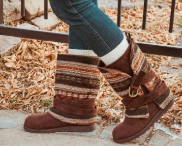 MUK LUKS® Nikki Belt Wrapped Boots (Multiple Colors) Only $34.99 + FREE Shipping! (Reg. $100)