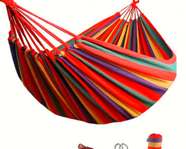 2 Person Double Swinging Hammock Only $14.99 with code!