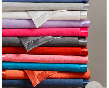 Martha Stewart Collection Soft Fleece Queen Blanket for Only $14.99! (Reg. $60)