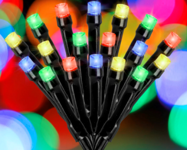 Solar Powered LED String Lights | 10 Color Options Only $14.99 + FREE Shipping! (Reg. $35)