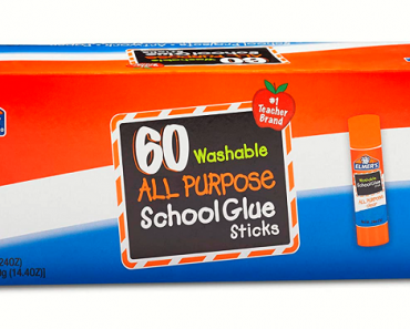 Elmer’s All-Purpose School Glue Sticks 60-Pack Only $10.73! (Only 12 Cents each!)