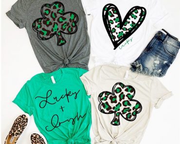 Leopard St. Patty’s Tees – Only $14.98!