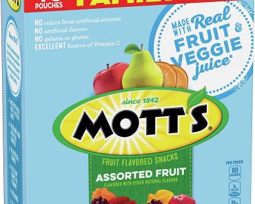 Mott’s Assorted Fruit Snacks (40 Pouches) – Only $5!