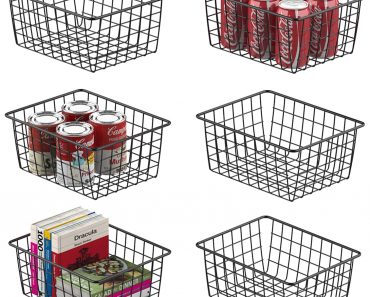 Wire Storage Basket (Pack of 6) – Only $25.99!