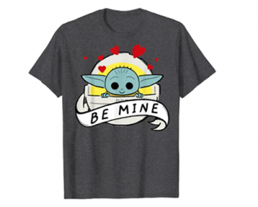 Star Wars The Mandalorian The Child Be Mine Valentine’s Day T-Shirt – Just $22.99!