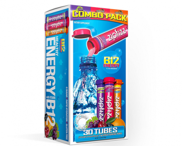 Zipfizz Healthy Energy Drink Mix, Hydration with B12 and Multi Vitamins, Variety Pack, 30 Count – Just $12.69!
