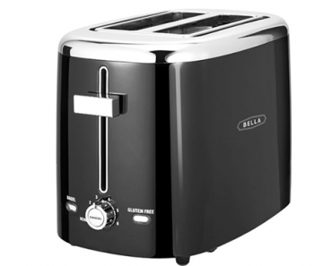 Bella 2-Slice Extra-Wide/Self-Centering-Slot Toaster – Just $9.99!