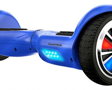Swagtron T882 Electric Self-Balancing Scooter w/4.8 mi Max Operating Range & 6.8 mph Max Speed – Just $99.99!