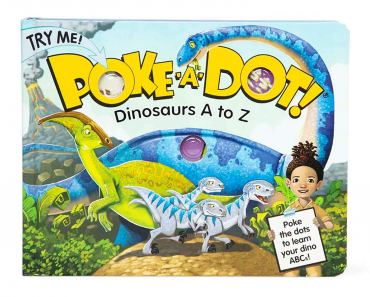 Melissa & Doug Poke-a-Dot Dinosaurs A to Z Book Only $7.69! (Reg $12.99)