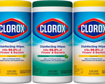 Clorox Disinfecting Wipes, 3 Pack – Only $11.37 Shipped!