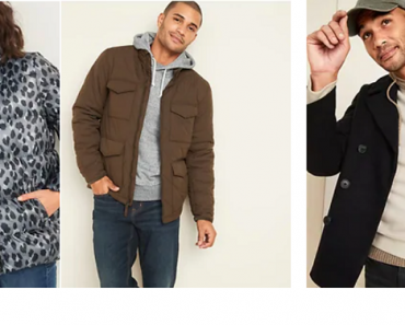 Old Navy: Take 50% off Men’s & Women’s Coats & Jackets! Today Only!