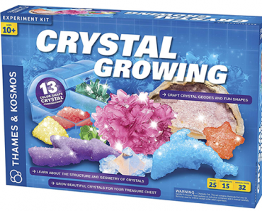 Crystal Growing Science Kit Grow Over A Dozen Crystals with 15 Experiments – Just $19.00!