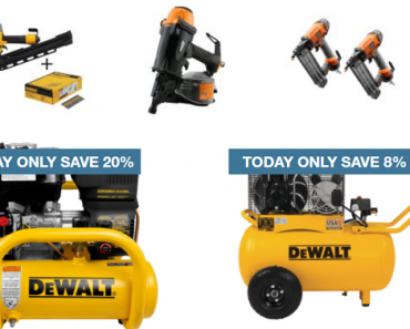 Home Depot: Take up to 30% off Nailers, Compressors & Workwear! Today Only!