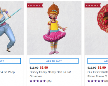 Hallmark Ornaments Starting at $3.24 + FREE Shipping!