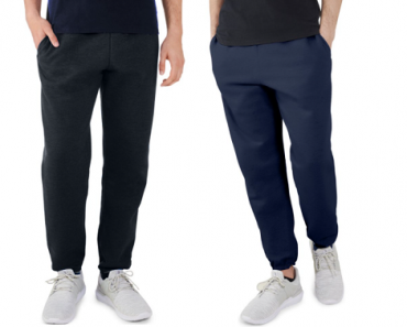 Men’s and Big Men’s Fruit of the Loom Eversoft Sweatpants, up to Size 4XL Only $7.44!