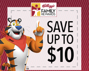Kellogg’s Family Rewards Members: 100 FREE Bonus Points! (Possibly Additional 760 Points!)