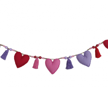 Celebrate Valentine’s Day Together Heart Garland Wall Decor – Just $8.39! THIS IS SO SO CUTE!