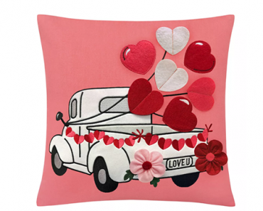 Kohl’s 30% Off! Earn Kohl’s Cash! Stack Codes! FREE Shipping! Celebrate Valentine’s Day Together Truck Throw Pillow – Just $12.59!