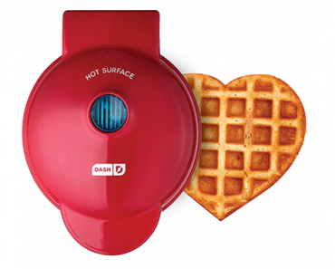 LAST DAY! Kohl’s 30% Off! Stack Codes! FREE Shipping! Dash Mini Heart Waffle Maker – Just $13.99!