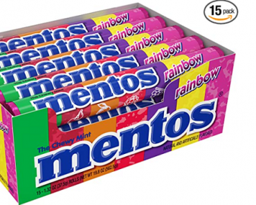 Mentos Chewy Candy Rolls (Pack of 15) Only $6.76 Shipped! That’s Only $0.45 Each!$