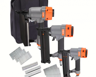 HDX Pneumatic Finishing Nailer Kit with Canvas Bag Only $89.88!!